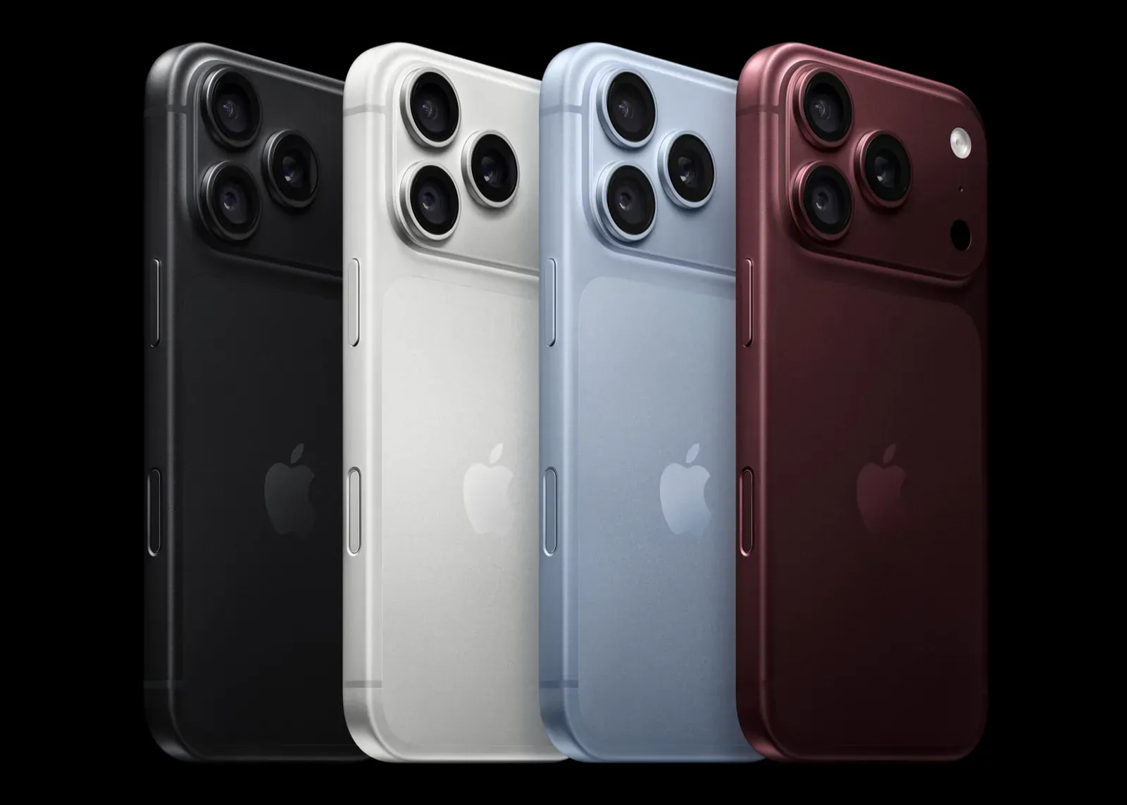 iPhone 18 Pro in allen vier Farben